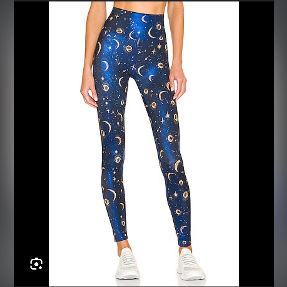 Beach Riot Piper Leggings in Celestial Blue and Gold